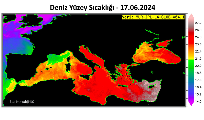 Akdeniz'de Deniz Suyu Sıcaklığı 29 Dereceyi Aştı (1)