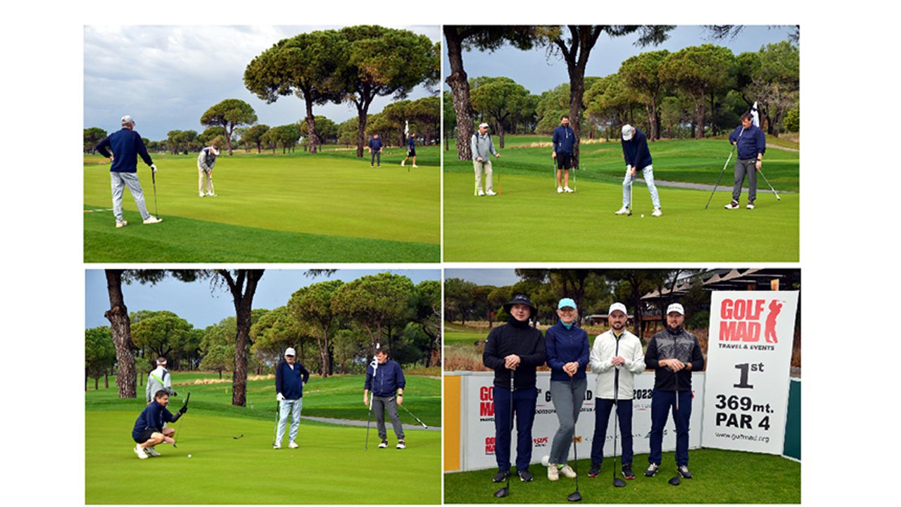 Antalya'da Golf Mad Golf Turnuvası Başladı