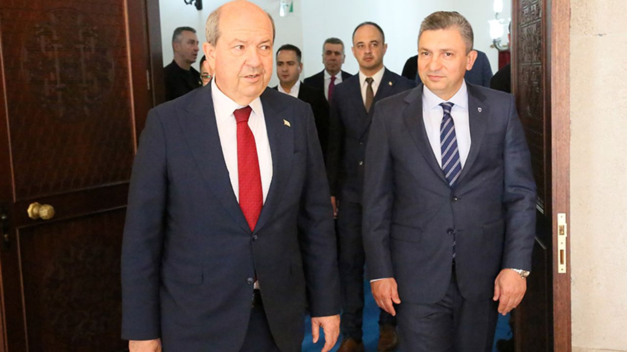 KKTC Cumhurbaşkanı Tatar, Antalya Valiliği'ni Ziyaret Etti