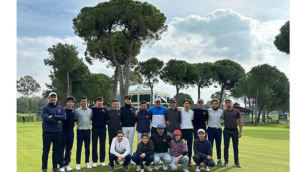 TGF Golf Milli Takım Aday Kampı Antalya'da Devam Ediyor