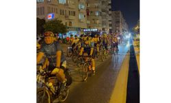 Bisikletlilerden 'Sessiz Sürüş' Etkinliği