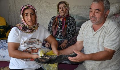 Evlerinde Çıkan Yangında 90 Bin Lira Birikimleri De Yandı