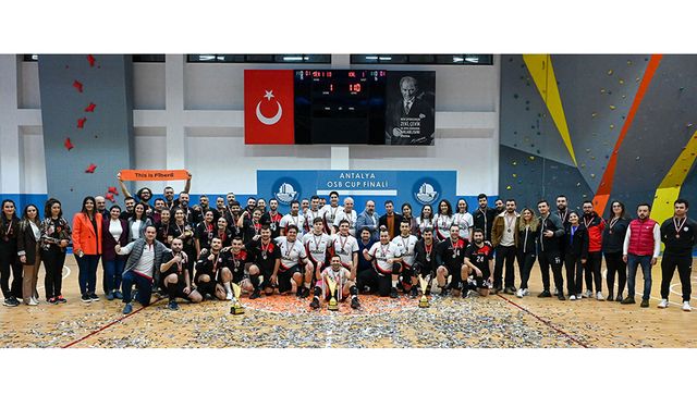 Antalya OSB Cup Şampiyonu Belli Oldu