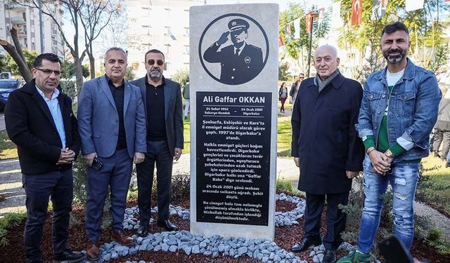 Şehit Emniyet Müdürü Okkan’ın Adı Parka Verildi