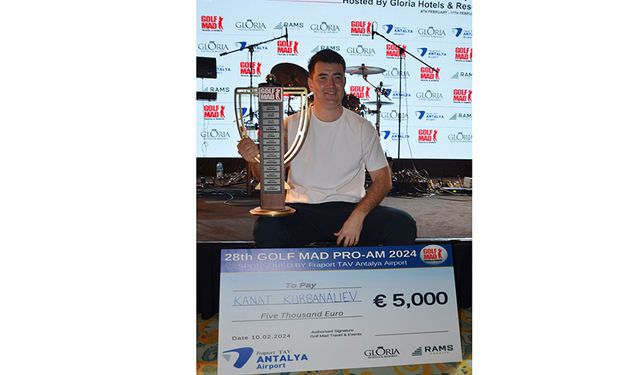 60 Bin Euro Ödüllü Golf Turnuvasında Şampiyon Kanat Kurbanaliev