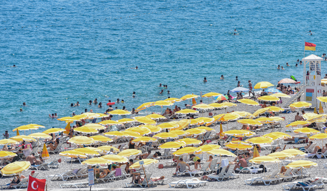 Antalya’da Haziranda Sıcaklık Rekoru