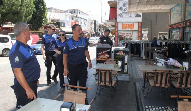 Zabıta Kaldırım İşgali Denetimi Yaptı