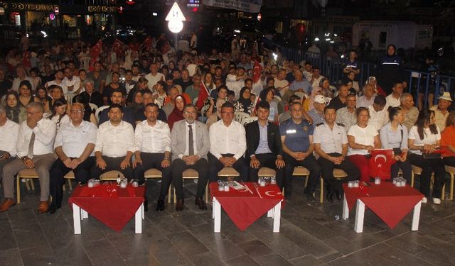 Serik'te Demokrasi ve Milli Birlik Günü