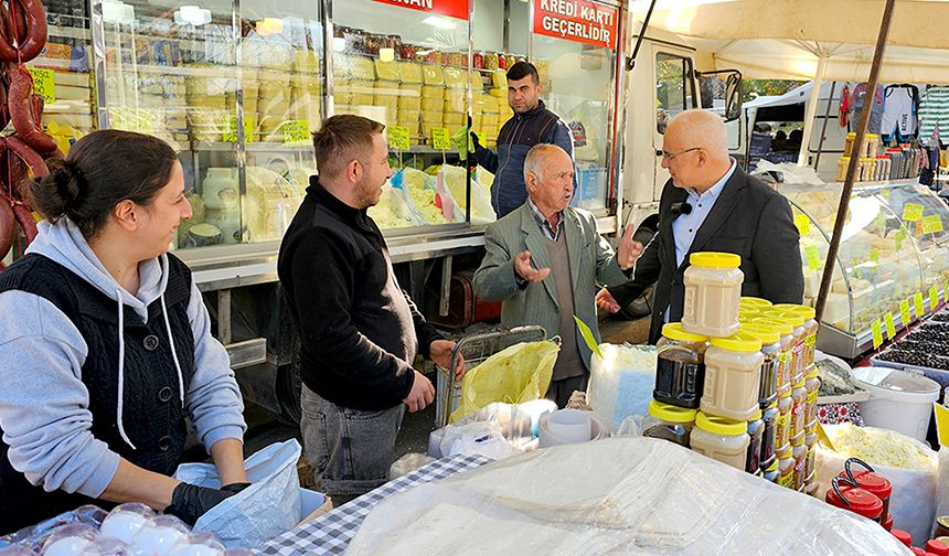 Yıldırım, Pazarcı Esnafını Dinledi