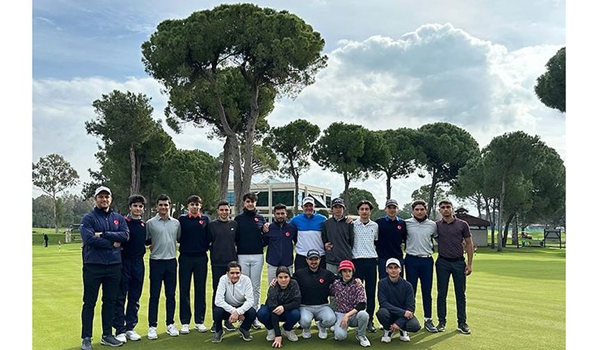 TGF Golf Milli Takım Aday Kampı Antalya'da Devam Ediyor