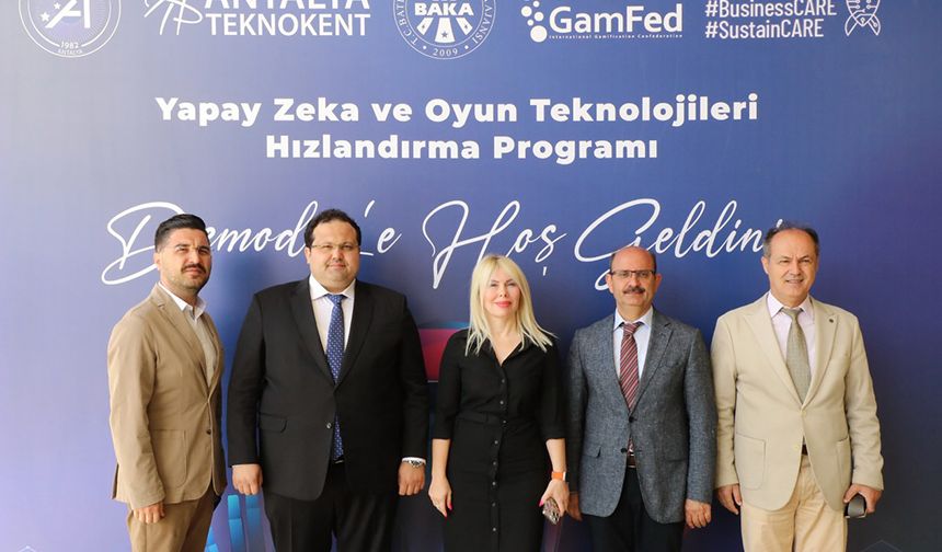 Akdeniz Üniversitesi'nde Yapay Zeka Ve Oyun Teknolojileri Programı Düzenlendi