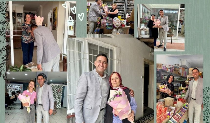 Başkan Güzel, Esnaf Anneleri Unutmadı