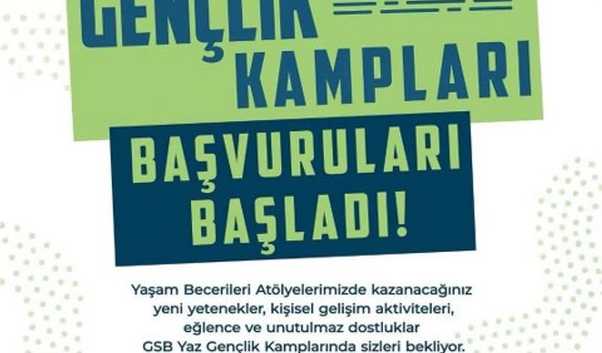 Yaz Dönemi Kamp Başvuruları Başladı