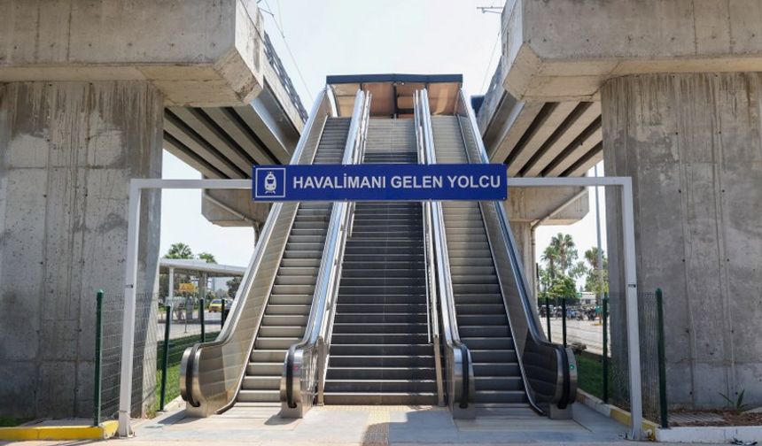 Havalimanı Gelen Yolcu Terminali'ne Yeni Tramvay Durağı