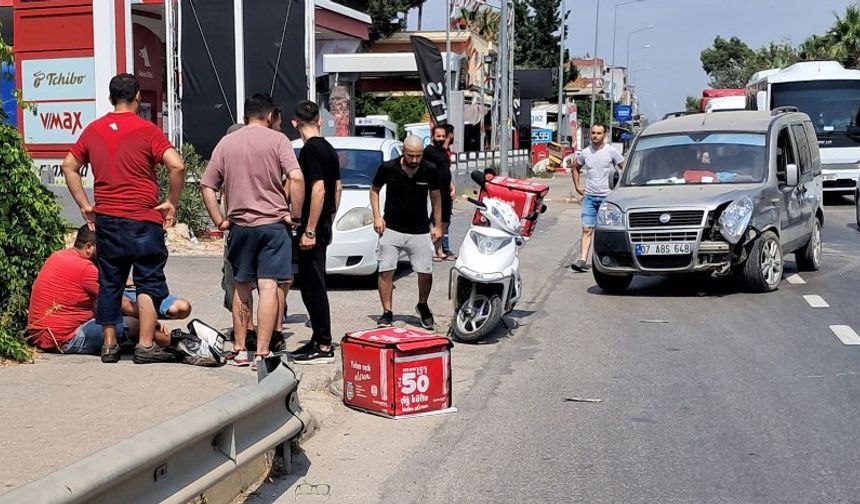 Serik'te Kaza 1 Yaralı