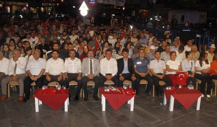 Serik'te Demokrasi ve Milli Birlik Günü