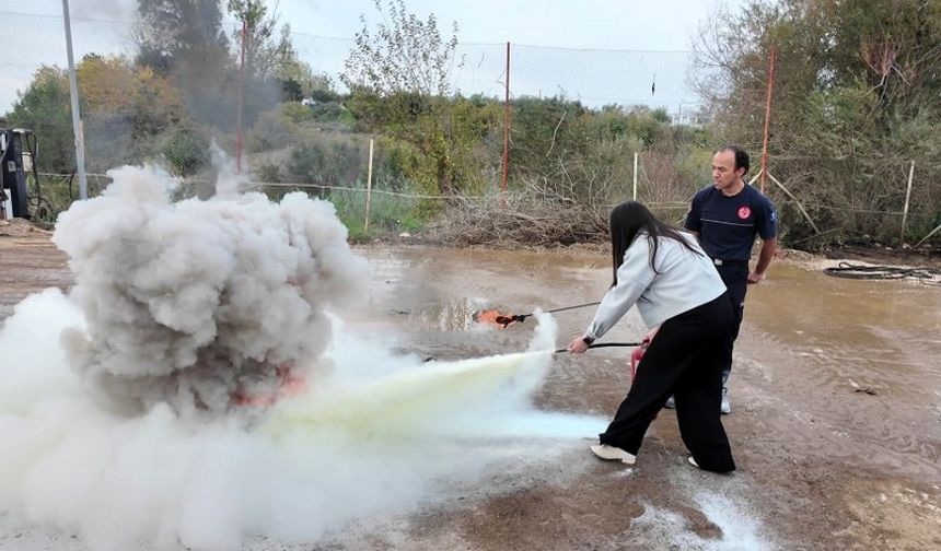 Belediye Personeline Yangın Güvenliği Eğitimi