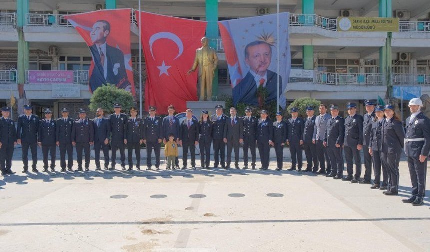 Serik’te Polis Haftası Törenlerle Kutlandı